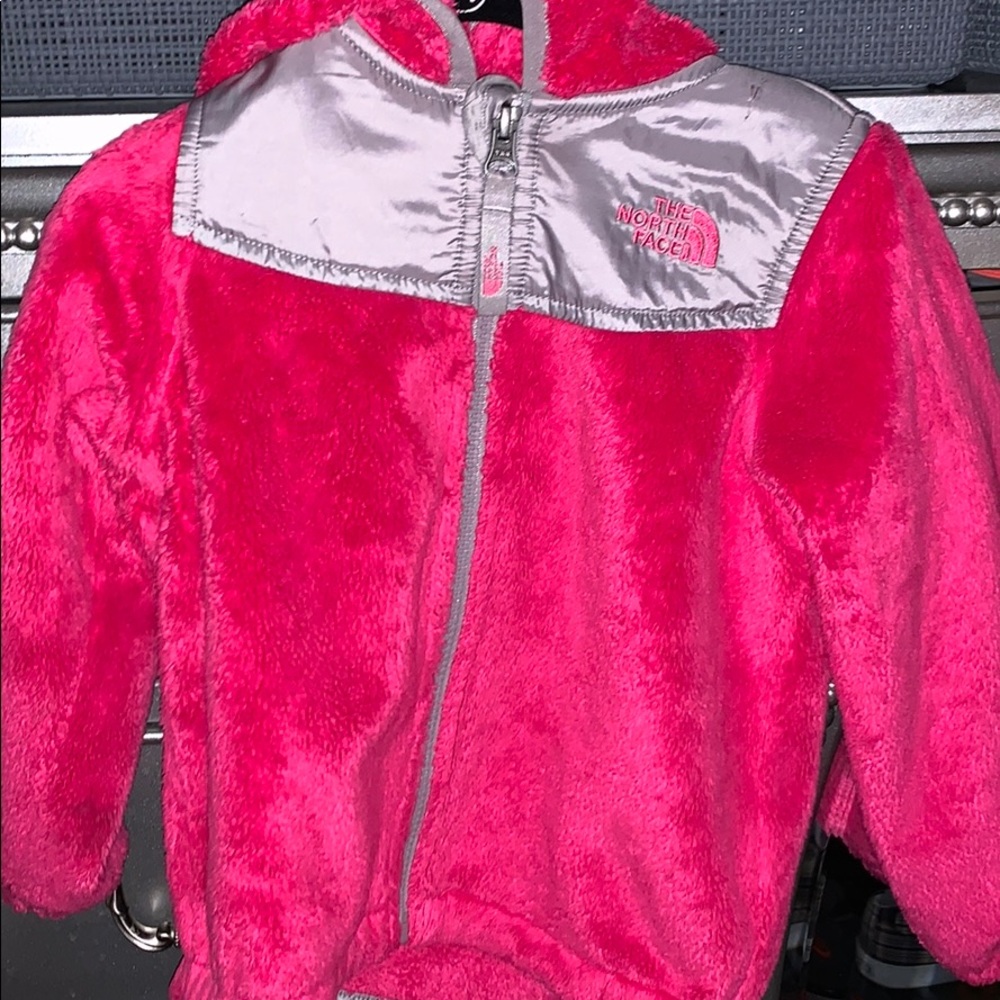 Hot pink north face
